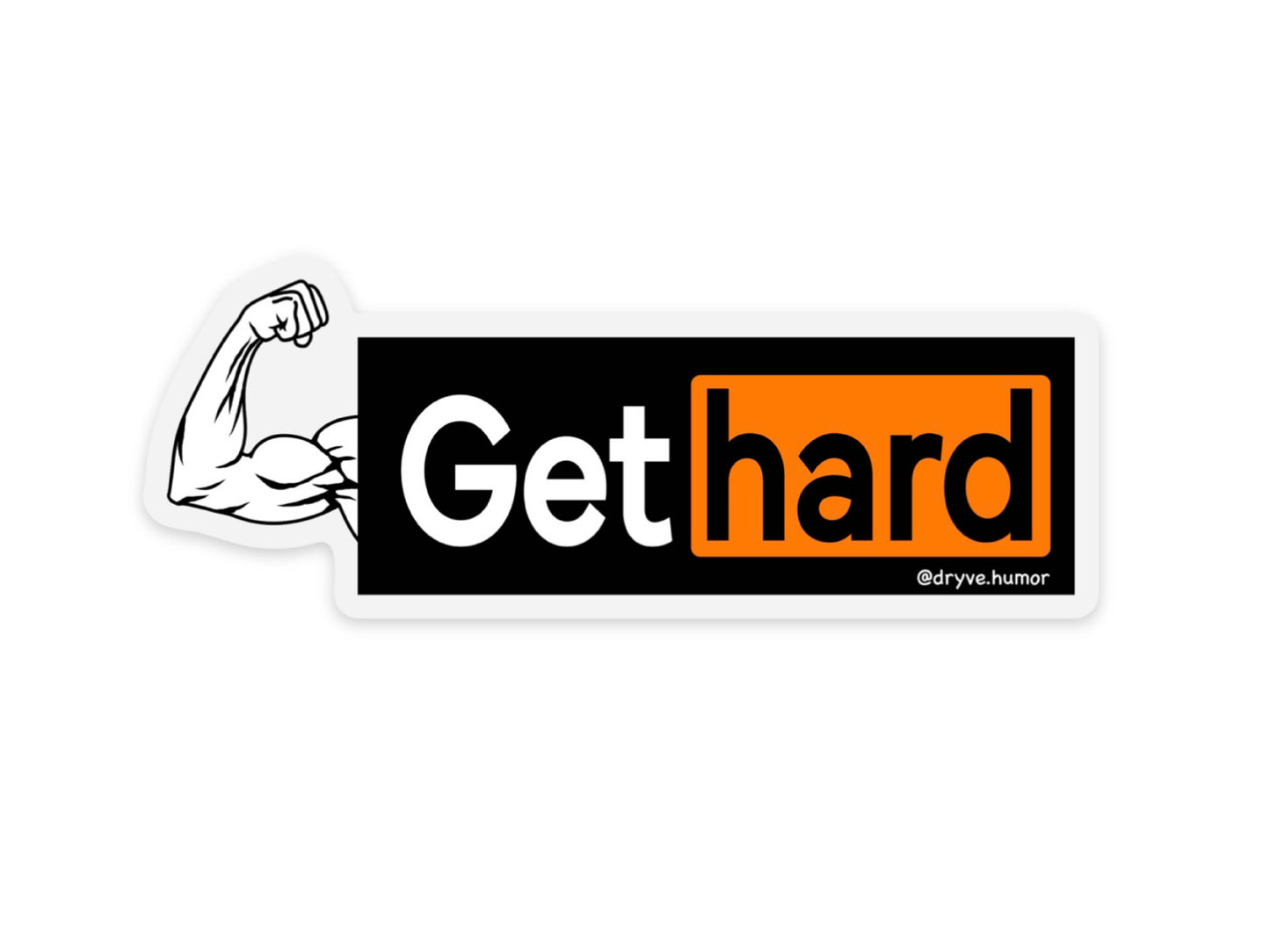 Get Hard Sticker