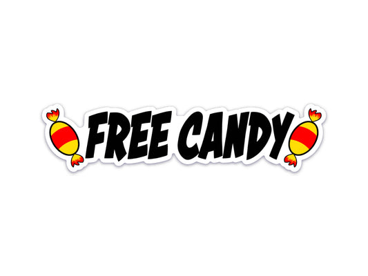 Free Candy Sticker