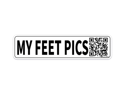 My Feet Pics Sticker (Regular)